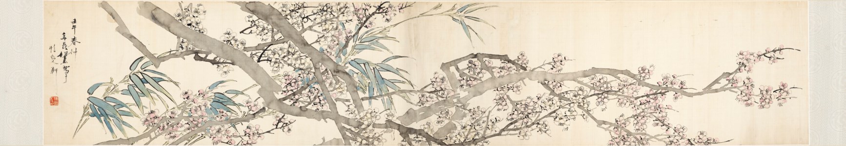 Plum Blossoms and Bamboo