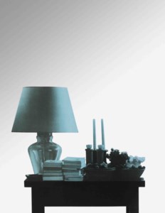 Tavolino con lampada (Table with Lamp)