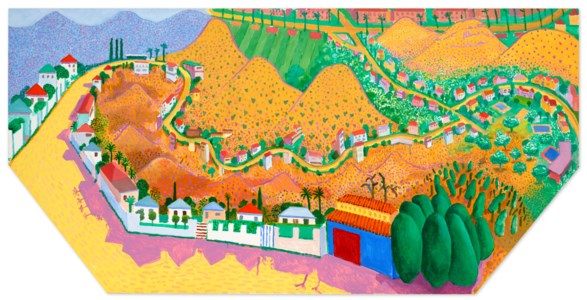 David Hockney, Nichols Canyon III