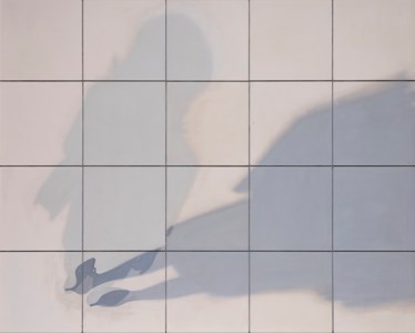 Shadow of a Woman Standing