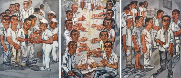 Zeng Fanzhi, Hospital Triptych no.3