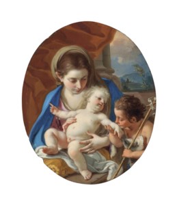 The Madonna and Child with the young Saint John the Baptist