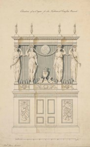 Elevation of an organ for Sir Nathaniel Curzon, Bt.