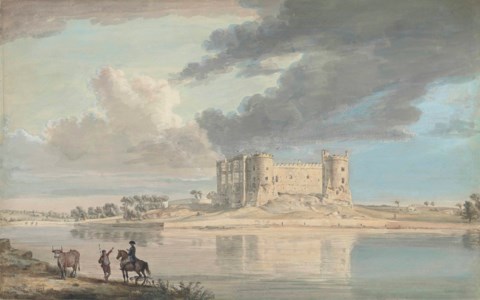 North West view of Carey Castle, Pembrokeshire