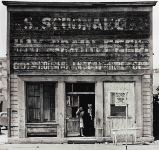 Girl in Doorway, Los Angeles, 1940s