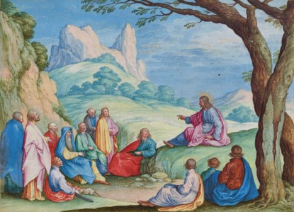 Le Sermont du Christ sur la Montagne, d'après Jacques Callot