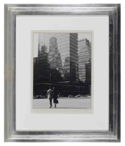 Untitled (Couple walking on Park Avenue, NYC), circa 1950
