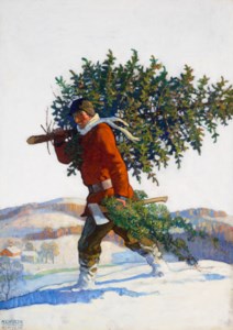 Christmas Tree - Chadds Ford (Popular Magazine, cover illustration)