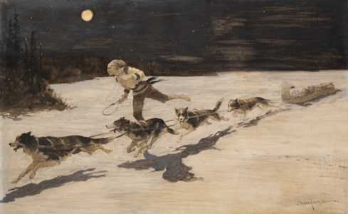 "Huskie" Dogs on the Frozen Highway (Talking Musquash)