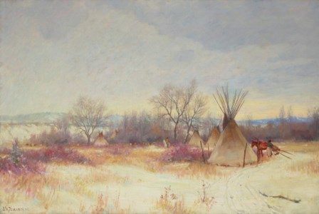 Joseph Henry Sharp, Indian Encampment