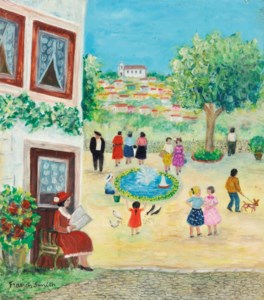 La fontaine au village