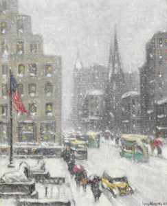 At the Library, Winter