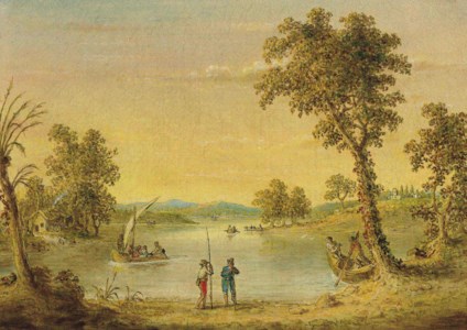 Landscape with Figures and Boat