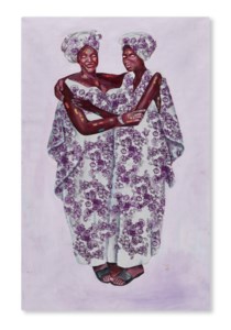 Purple Sisters Embrace