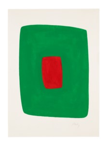 Untitled - Green with Red