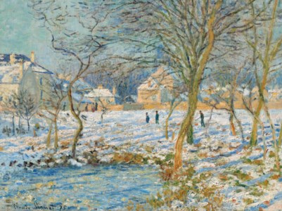 Claude Monet, La mare, effet de neige