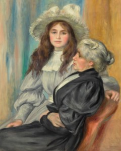 Pierre-Auguste Renoir, Berthe Morisot et sa fille, Julie Manet
