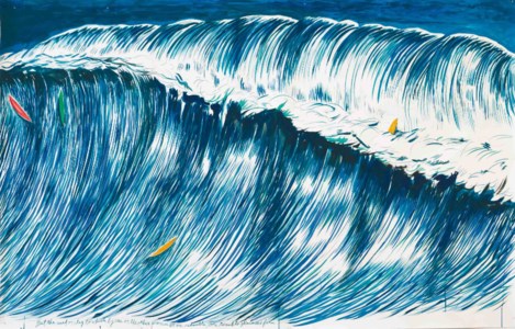 Raymond Pettibon, No Title (But the sand...)