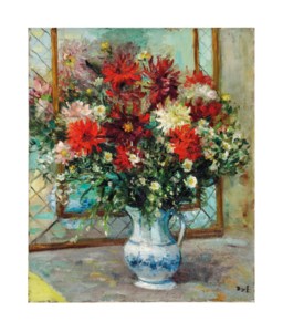 Dahlias au mirroir