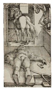 Sleeping Groom and a Sorceress (Bartsch 15; Hollstein 237)