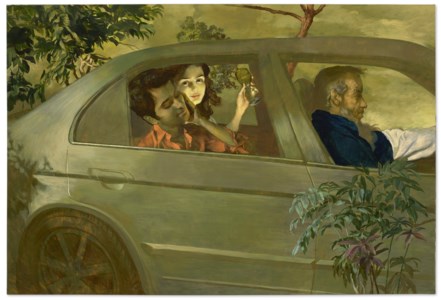 Salman Toor, Girl and Boy with Driver