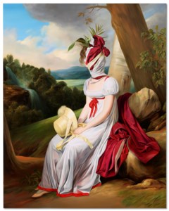 Ewa Juszkiewicz, Portrait of a Lady (After Louis Leopold Boilly)