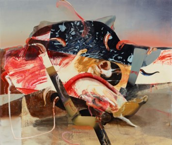 Adrian Ghenie, Antelope Attacked near Gas Pipe 2