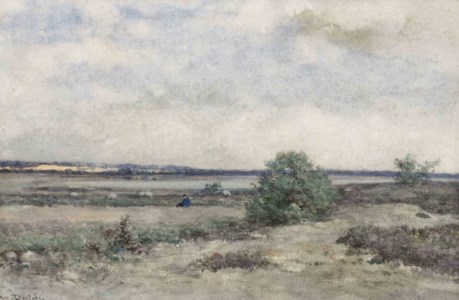 A shepherd taking a rest
