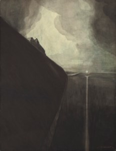 Leon Spilliaert, Digue et plage, Chalet Royal et galeries d'Ostende