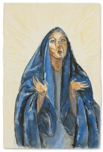 Femme priant