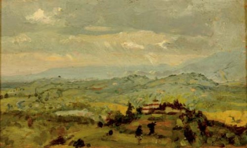 View of a country landscape