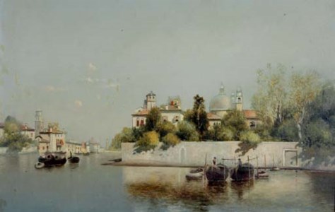 Venetian canal scene