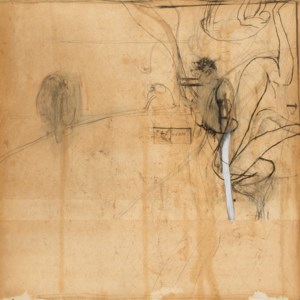 Sketch for Large Monkey Drawing