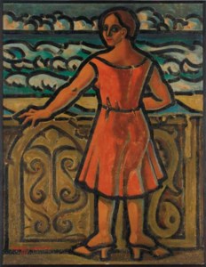 Girl on Balcony