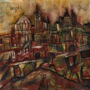 Francis Newton Souza, Untitled (Roman Landscape)