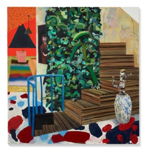 Shara Hughes, That's a Wall of Plants