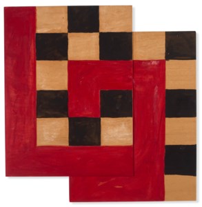 Untitled (First Checkered Spiral)