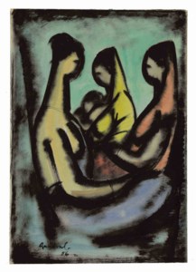 Untitled (Mother and Child with Attendants)