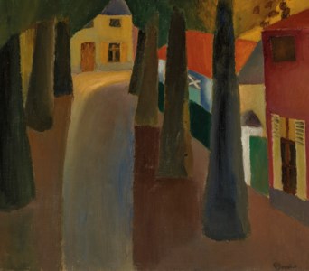 L'allée du château à Bachte-Maria-Leerne