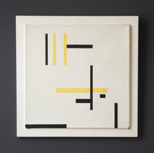 White, yellow and black