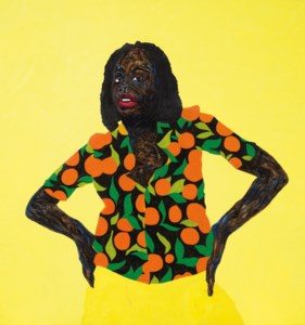 Amoako Boafo, Orange Shirt