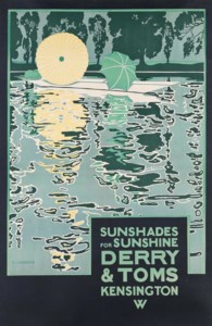 SUNSHADES FOR SUNSHINE, DERRY & TOMS, KENSINGTON