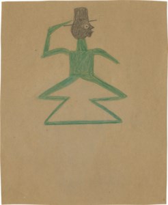 Green Man with Double Triangle Legs, 1939-1942