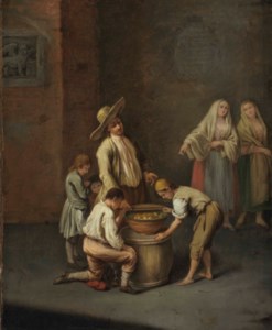 The fritole seller