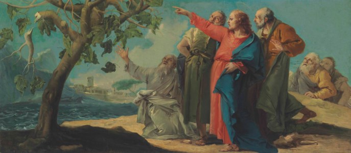 Christ and the barren fig tree