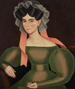 WOMAN WITH PINK RIBBONS