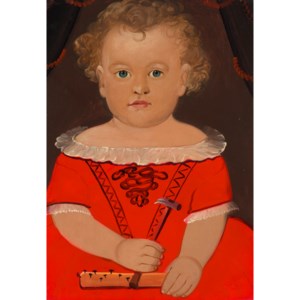 BOY IN RED WITH HAMMER