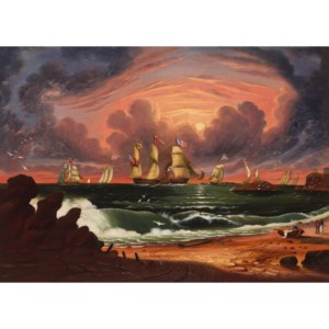 VIEW OF NAHANT [SUNSET]