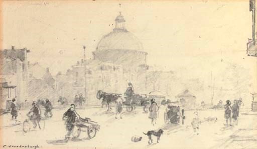The Kalverstraat with the Munttoren beyond, Amsterdam