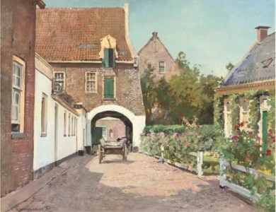 A courtyard: off the Peperstraat, Groningen